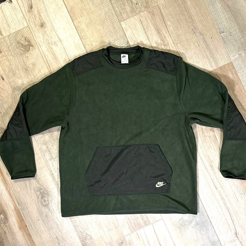 NIKE NSW Fleece Sweatshirt Green Mens XL